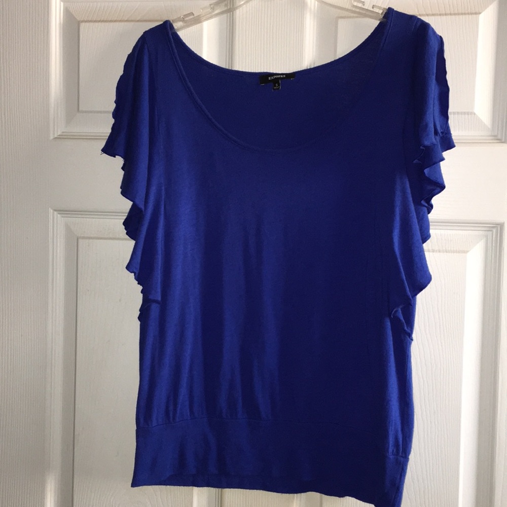 Express Ruffle Sleeve Shirt